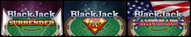 Muchos tipos de blackjack