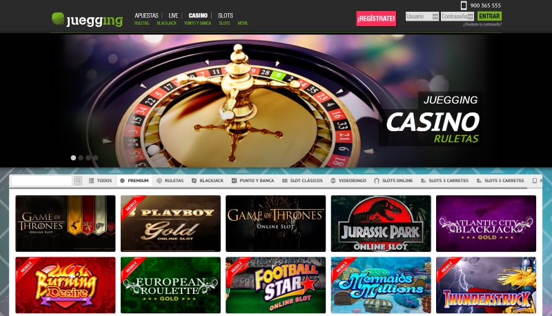 Prueba los juegos Premium en Juegging Casino