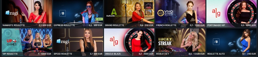 Ruleta con Crupier En Vivo en MELbet